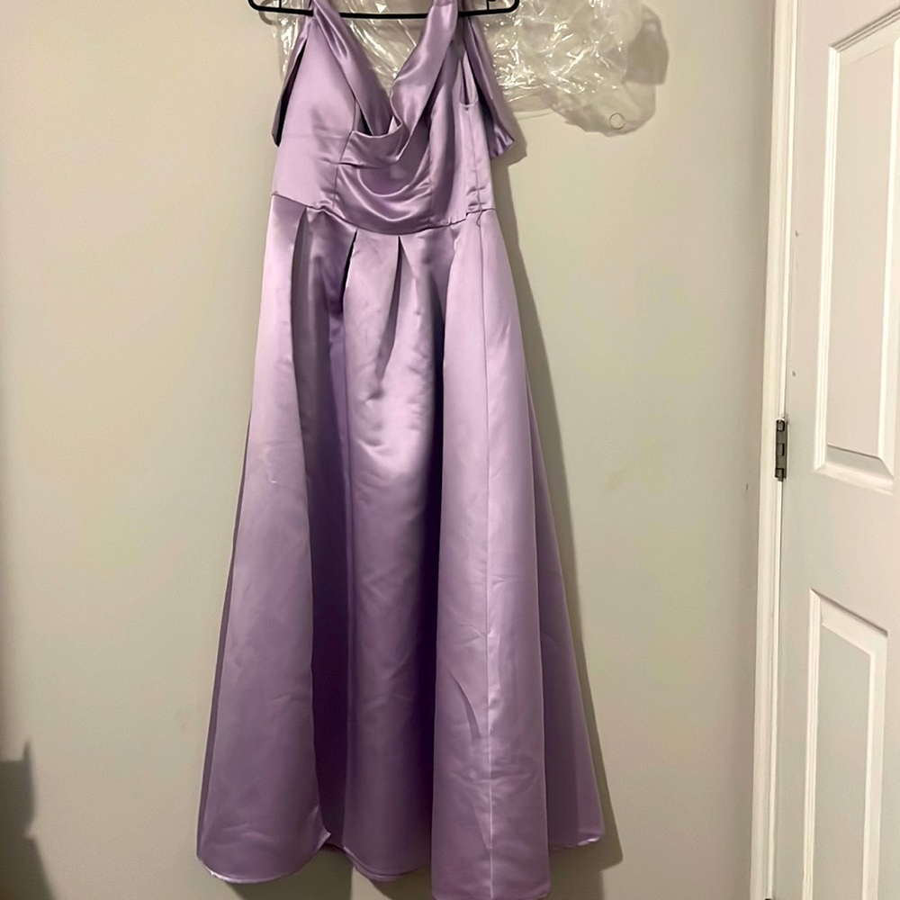 Lilac prom dress